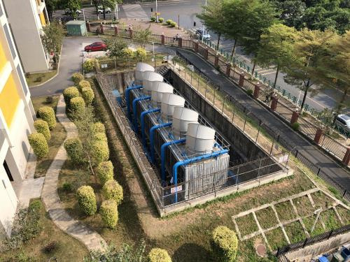 廣東特菱冷卻塔為中國普寧國際商品城提供冷卻塔解決方案